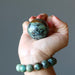 african turquoise sphere and bracelet
