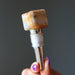 calcite block wine stopper