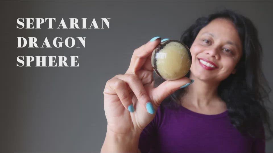 video on septarian dragon spheres