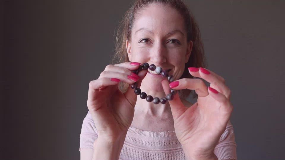 video on pink tourmaline bracelets