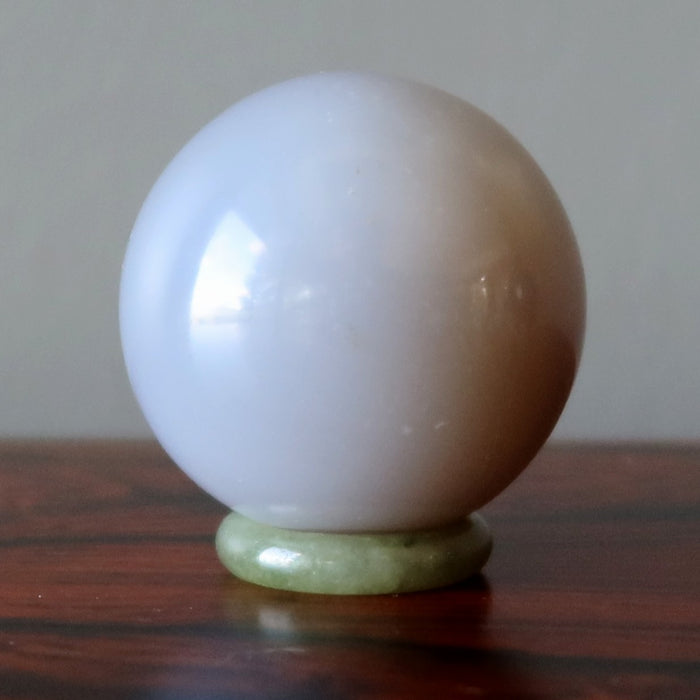 Blue Agate Sphere Earth Sky Water Natural Element Crystal Ball