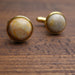 yellow crazy lace agate cufflinks in gold