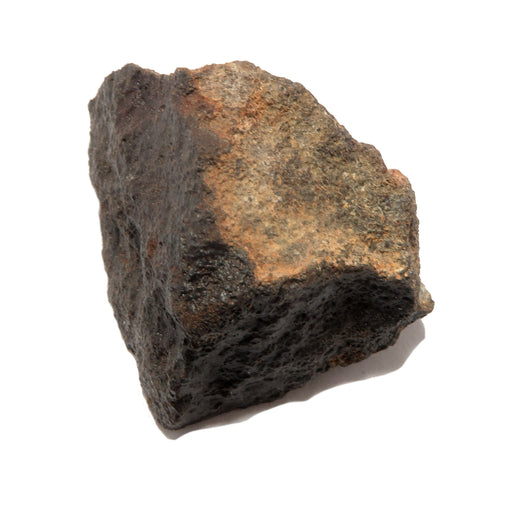 rough brown agoudal meteorite rock