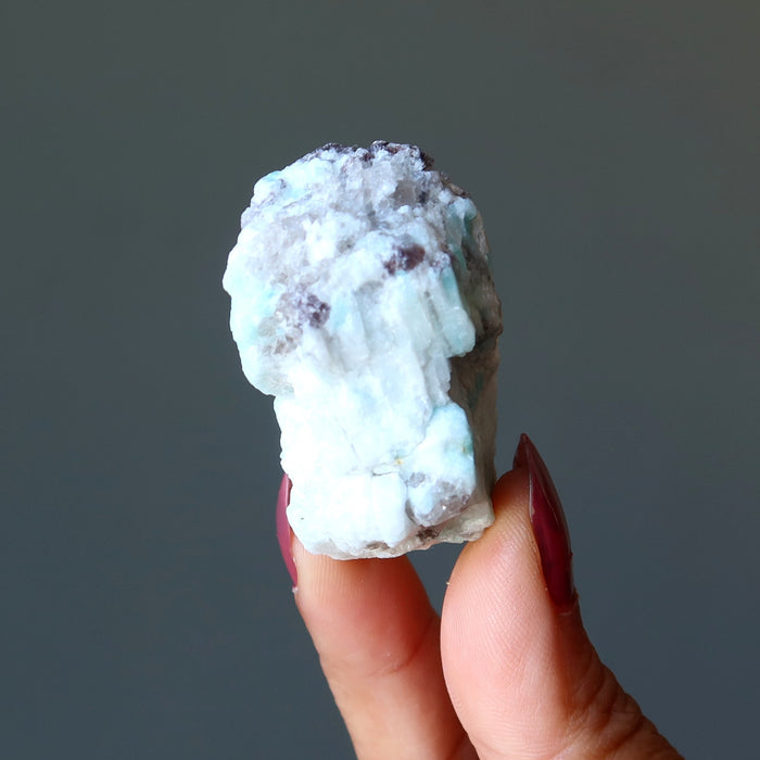 Amazonite Smoky Quartz Raw Gemstone Cleansing Crystal