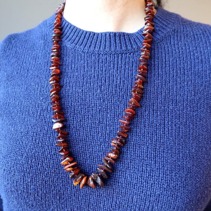 Gemstone Knotted Necklace