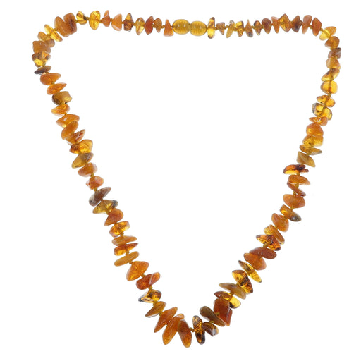 18 inches Honey Baltic Lithuania Amber Necklace bead sizes 7-15mm