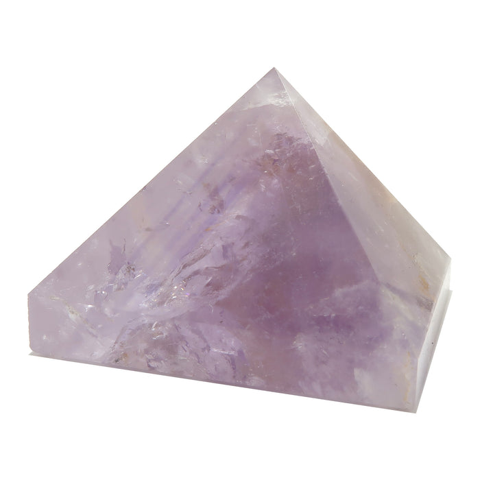 light purple amethyst pyramid