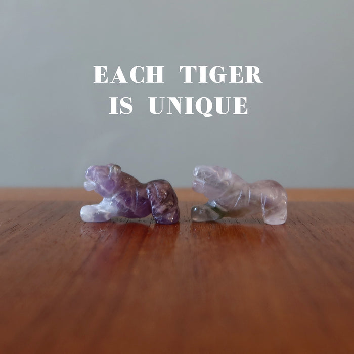 displaying each Amethyst Tiger is unique