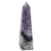 3.5-4 x 0.6 to 1 inches purple Amethyst Chevron crystal point tower Wand
