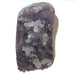 display standing 3.8"X2.5"X2" purple Amethyst with calcite cluster