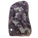 display standing 3.8"X2.5"X2" purple Amethyst with calcite cluster