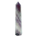 3.5-4 x 0.6 to 1 inches purple Amethyst Chevron crystal point tower Wand