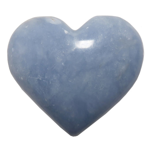 baby blue angelite crystal heart