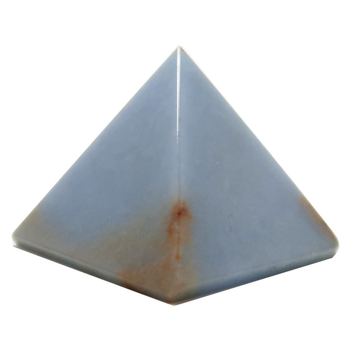 Angelite Pyramid Ascend to the Angels Spiritual Blue Crystal