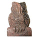 Rhodonite Owl Figurine Pink Messenger of Love Gemstone Carving