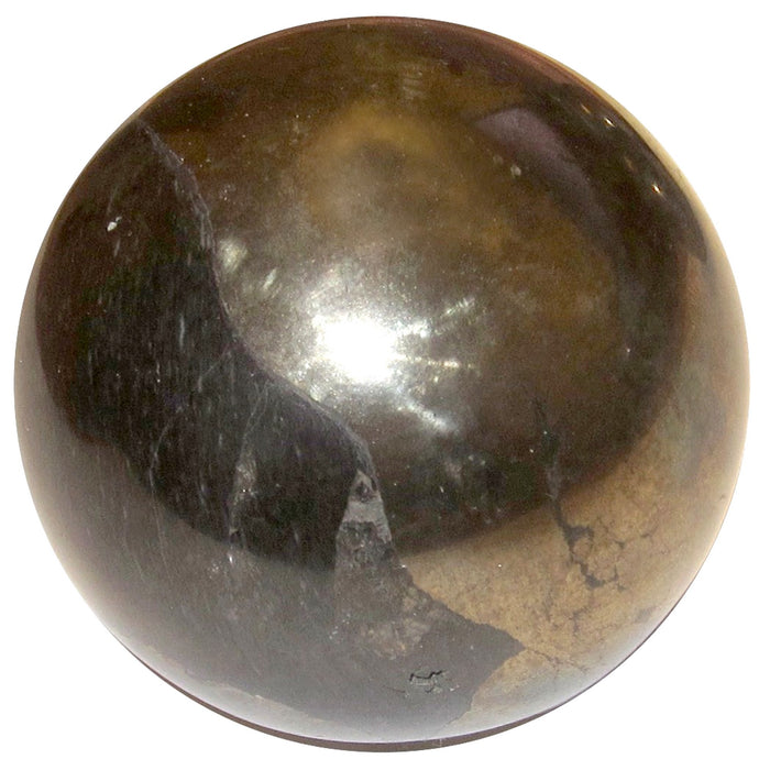 Apache Gold Sphere Protection Chalcopyrite Crystal Ball
