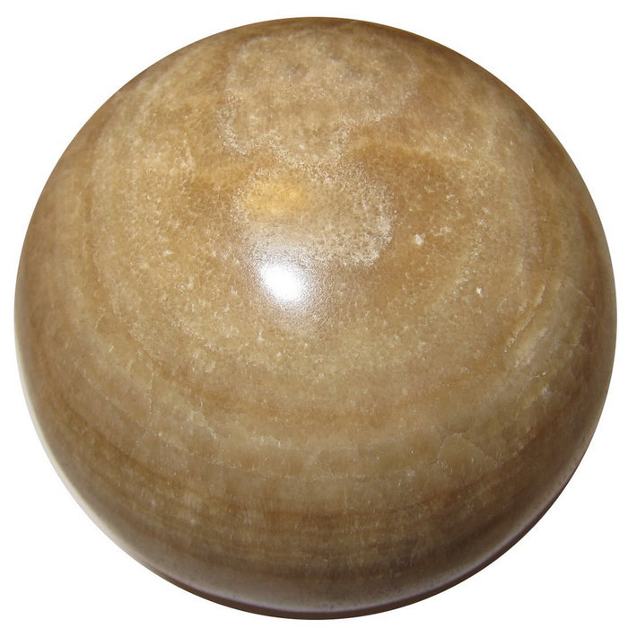 Aragonite Sphere Mocha Motivation Earth Vibration Crystal Ball