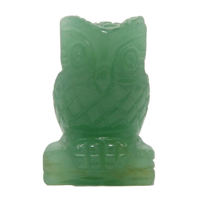Green Aventurine Owl