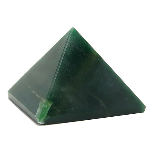 dark green aventurine pyramid