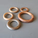 5 wooden ring stands 