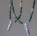 two bloodstone goddess necklaces