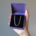 Removable End Copper-Plated Brass Chain in gift box