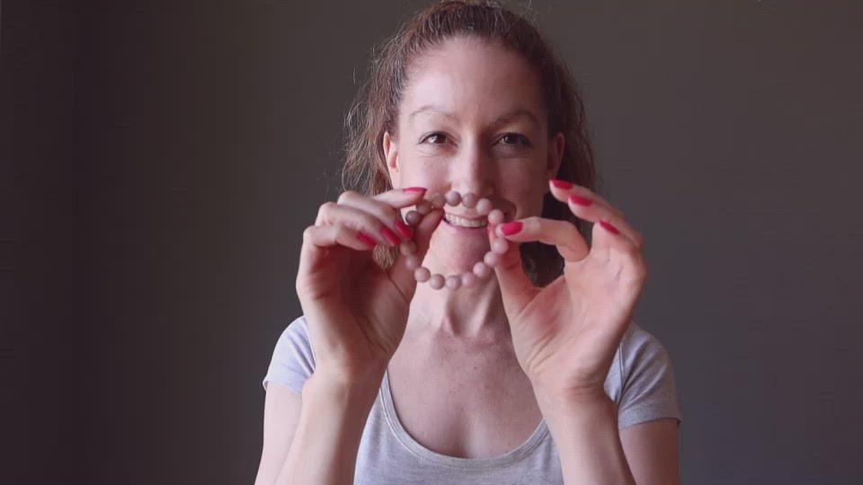 video about pink opal bracelet