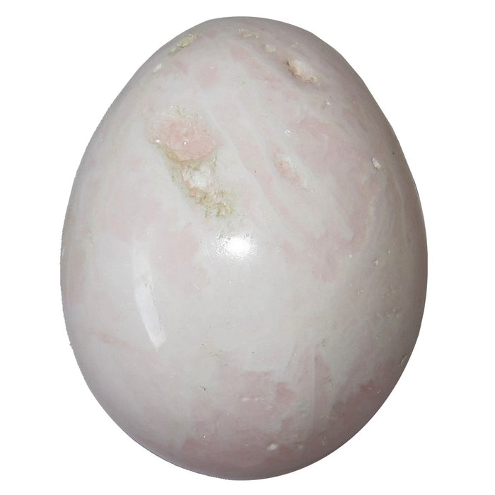 Pink Calcite Egg Gentle Surrender of Love Healing Crystal