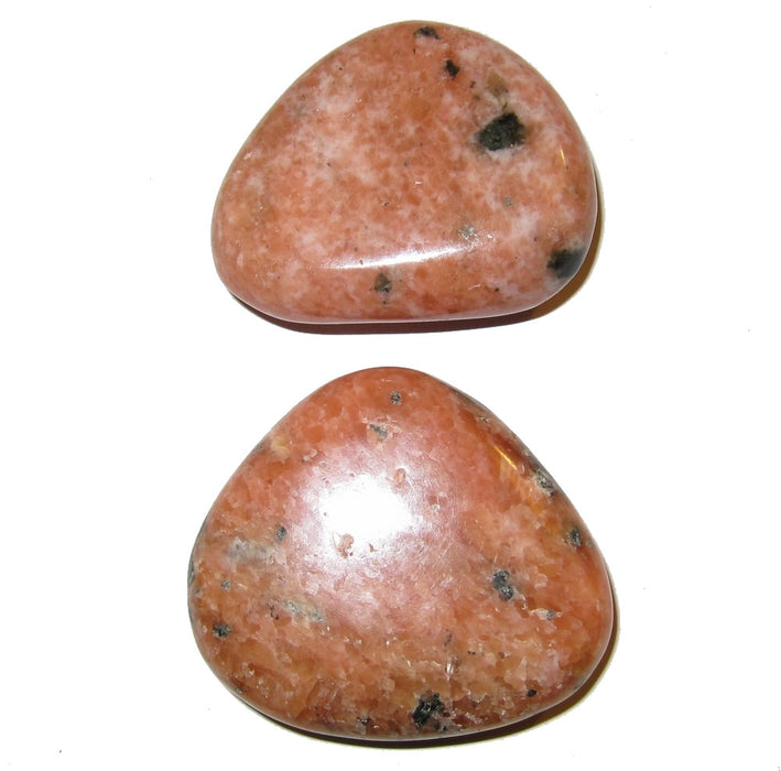 Calcite Polished Stone Orange Sacral Chakra Energy Spark Stones