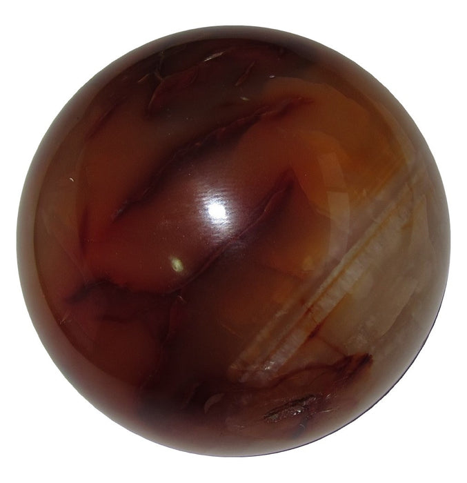 orange carnelian sphere 