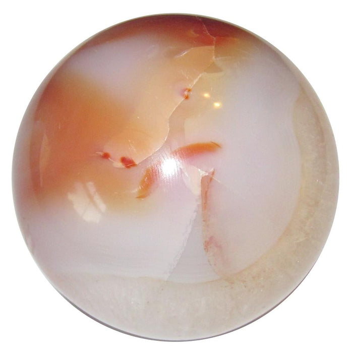 Carnelian Sphere Fire and Passion Lower Chakras Healing Crystal Ball