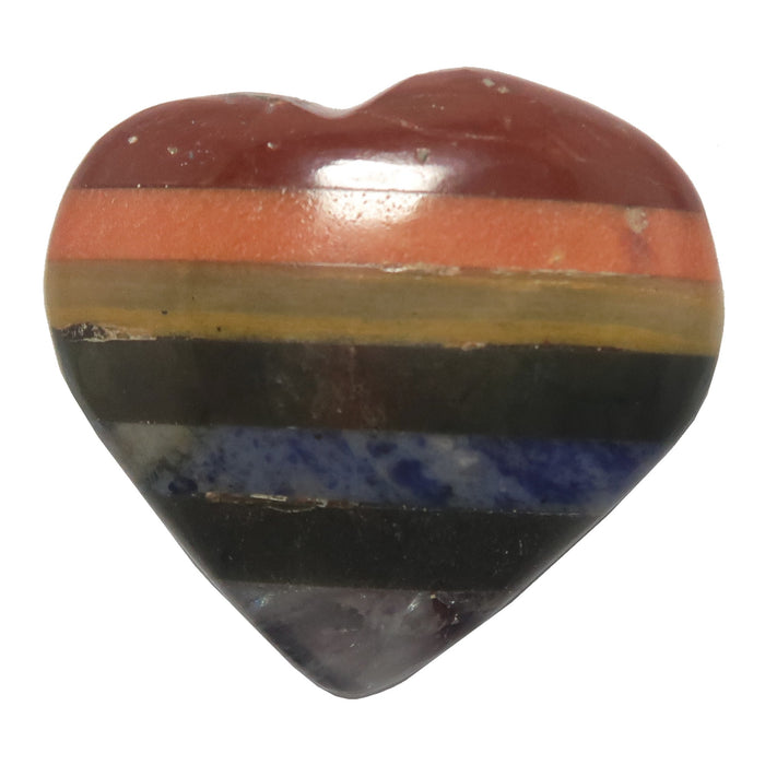 Chakra Heart 7 Layers of Love Rainbow Healing Crystal Stone