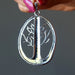 back of chakra tree of life pendant