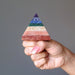 holding 7 Layers of Rainbow Chakra Pyramid