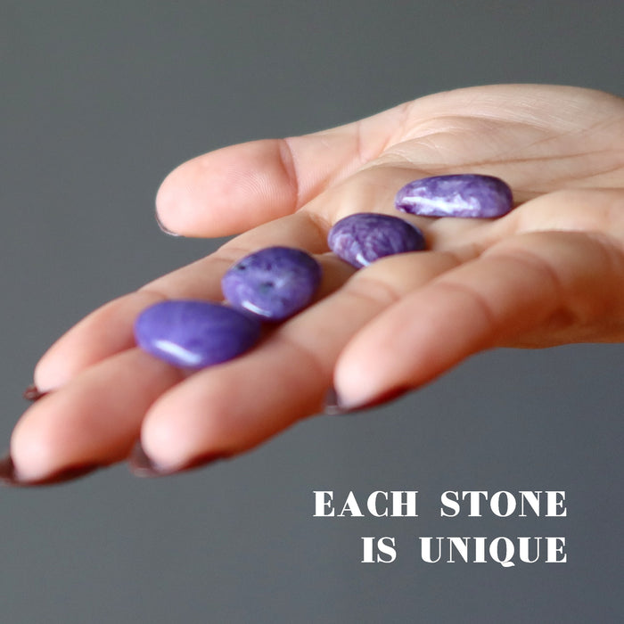 Charoite Cabochon Set My Master Meditation Purple Gems
