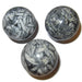 Three Flower Stone spheres from an elite Satin Crystals collection