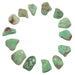 14 green and brown chrysoprase tumbled stones