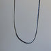 display lower part of Cotton Cord Simply Stylish Black Necklace 