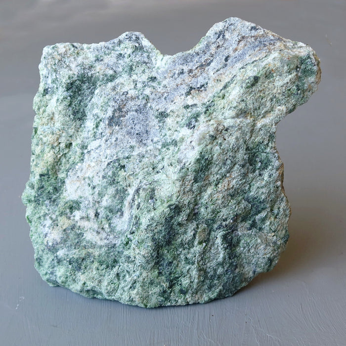 Epidote Raw Gemstone Mineral Wall of Wealth Money Standing Stone