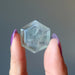 fluorite hexagon cabochon crystal