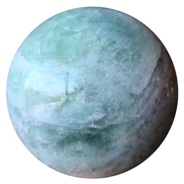 Creamy Green Fluorite Sphere