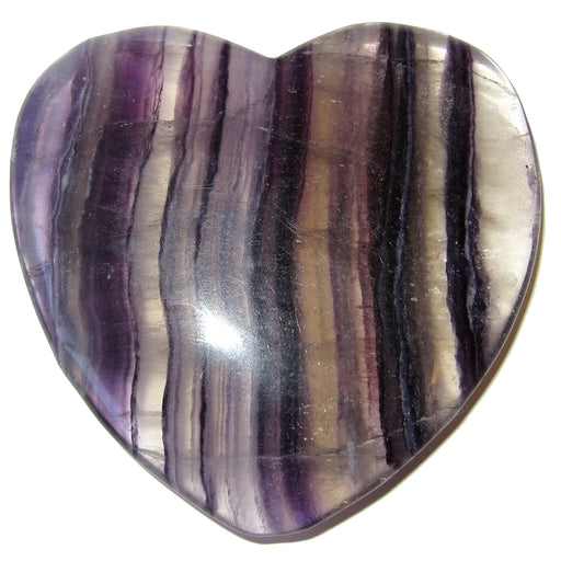 Purple Fluorite Heart