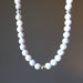long howlite beaded necklace