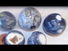 various sizes shades blue lace agate spheres video