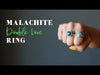 video on malachite double ring