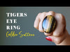 youtube video on tigers eye oversized ring