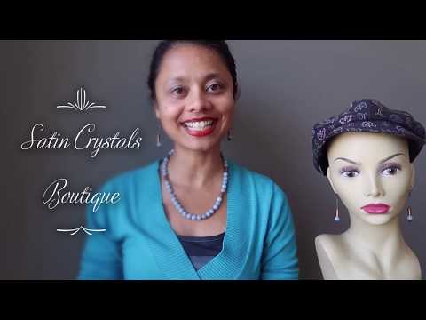 video about angelite earrings