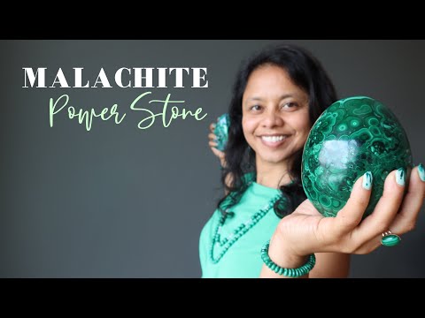 video of malachite power stone