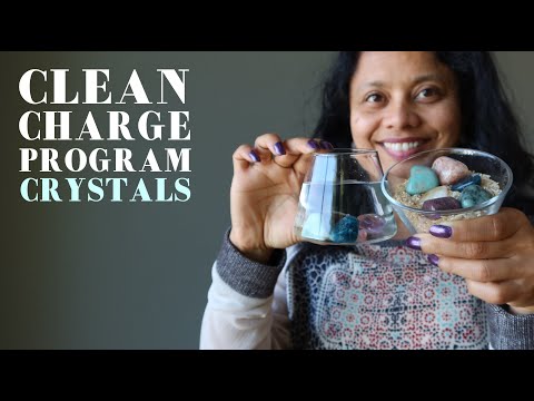 how to cleanse crystals video