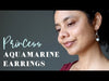 aquamarine earrings video